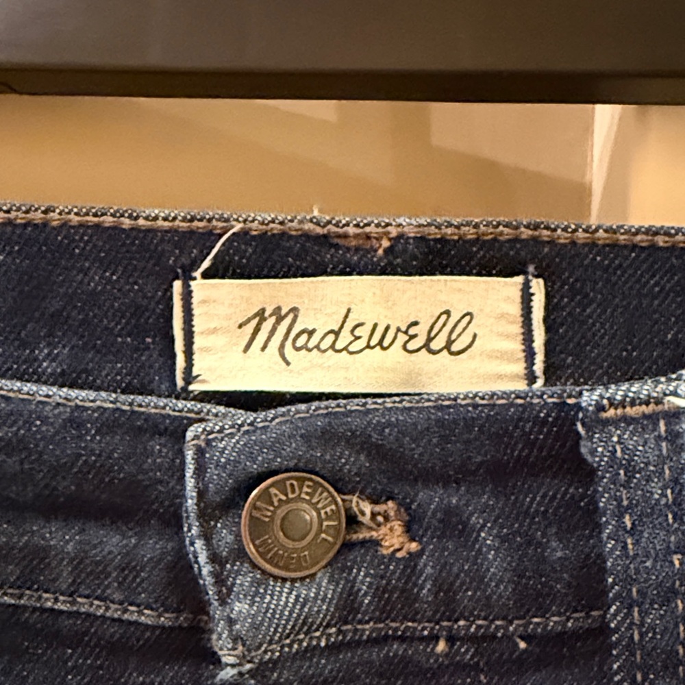 Madewell Dark Indigo Skinny Jeans - Picture 2 of 4